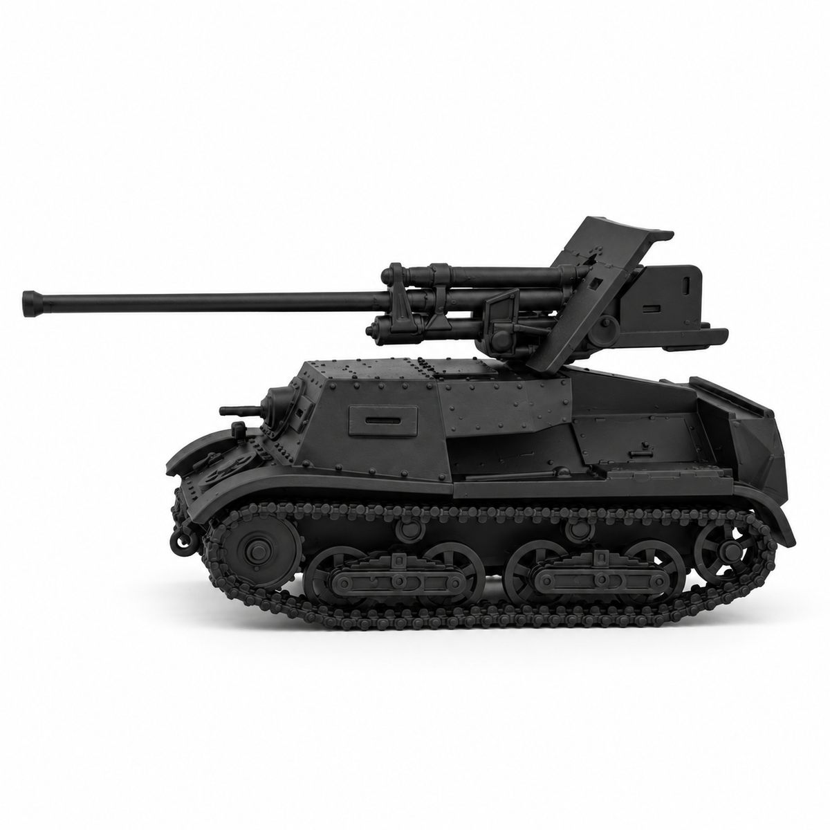 SSMODEL 1/72 1/144Multi Scale ZIS-30 Light SPG USSR Tank Resin MODEL KIT TSS1407 — detail view 3