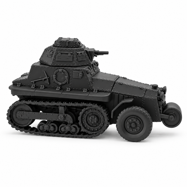 SSMODEL 1/72 1/144 AMC P16 French WWII Armoured Half-Track Resin Model  TSS1575