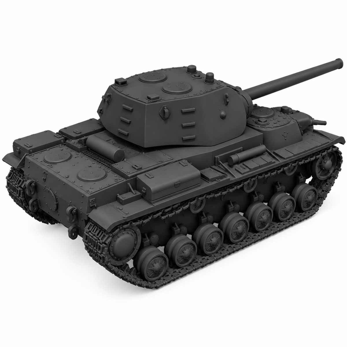 SSMODEL 1/72 1/144 Multi Scale KV-4 v2 tank Resin Model Kit TSS0089 — detail view 5