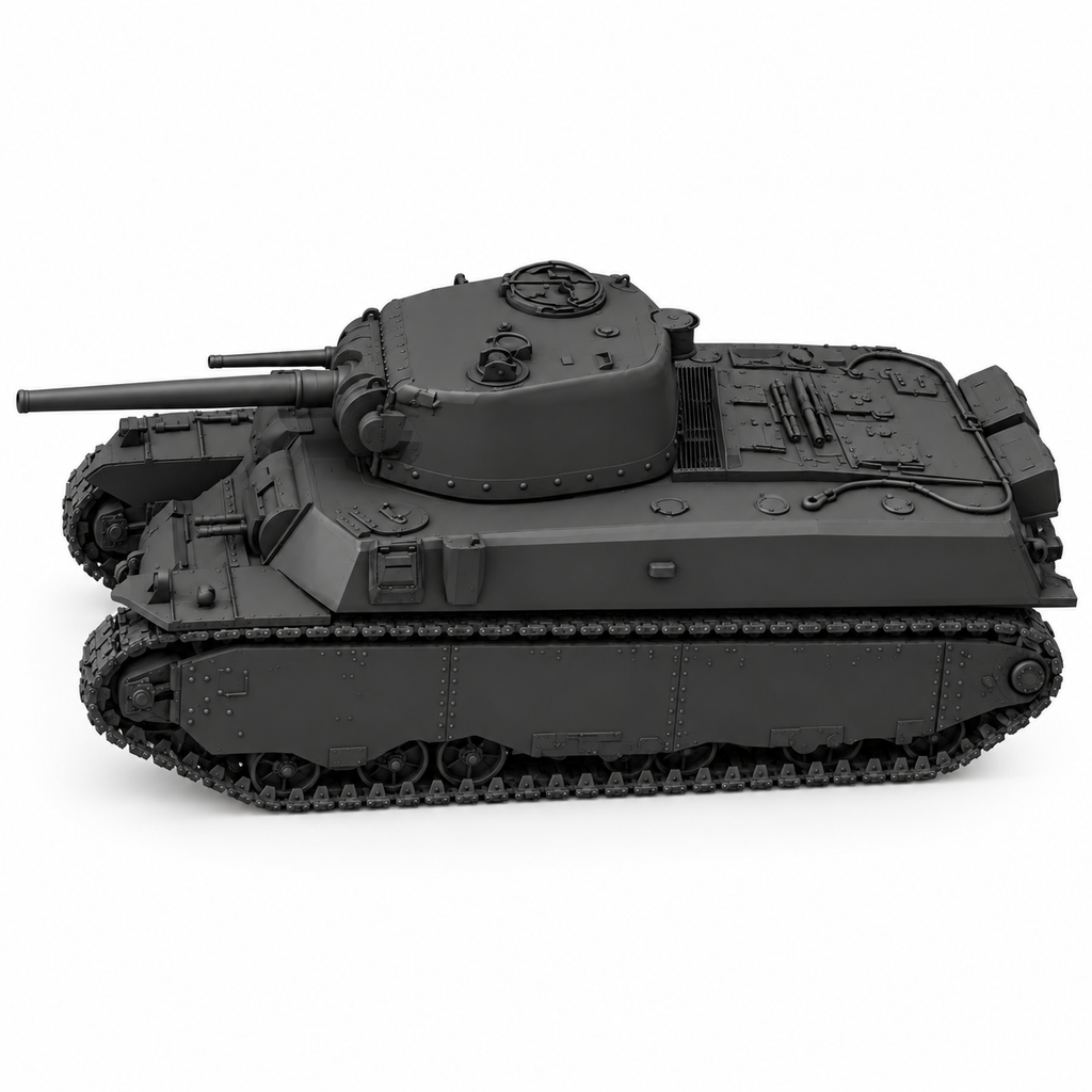 SSMODEL1/72 1/144 Multi Scale M6 tank Resin Model Kit TSS0559