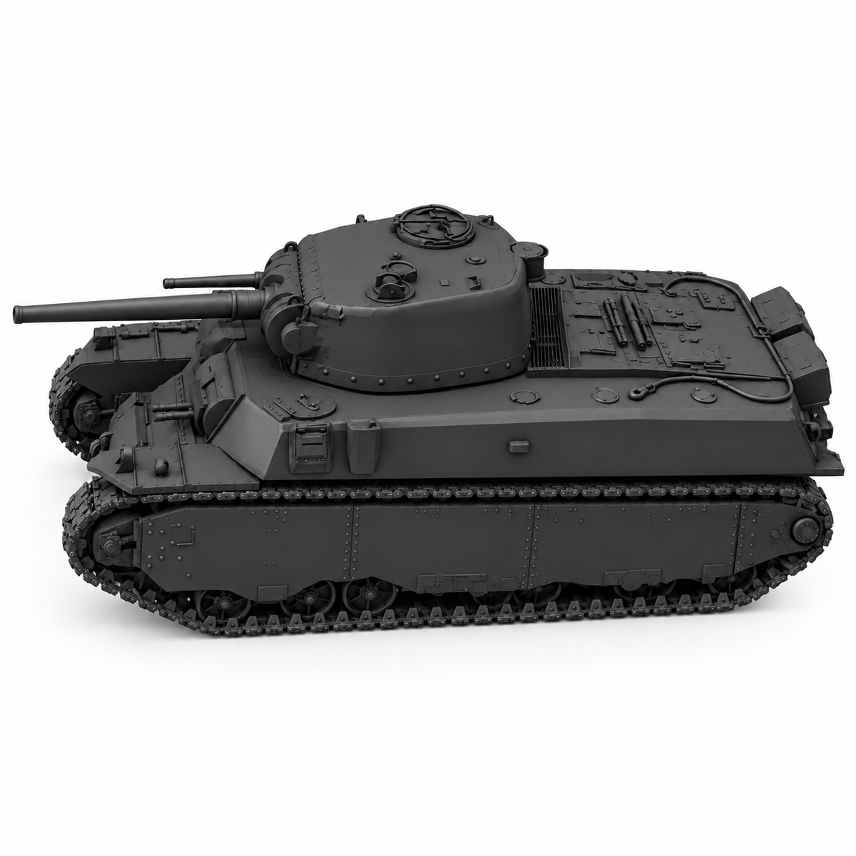 SSMODEL1/72 1/144 Multi Scale M6 tank Resin Model Kit TSS0559 — detail view 3