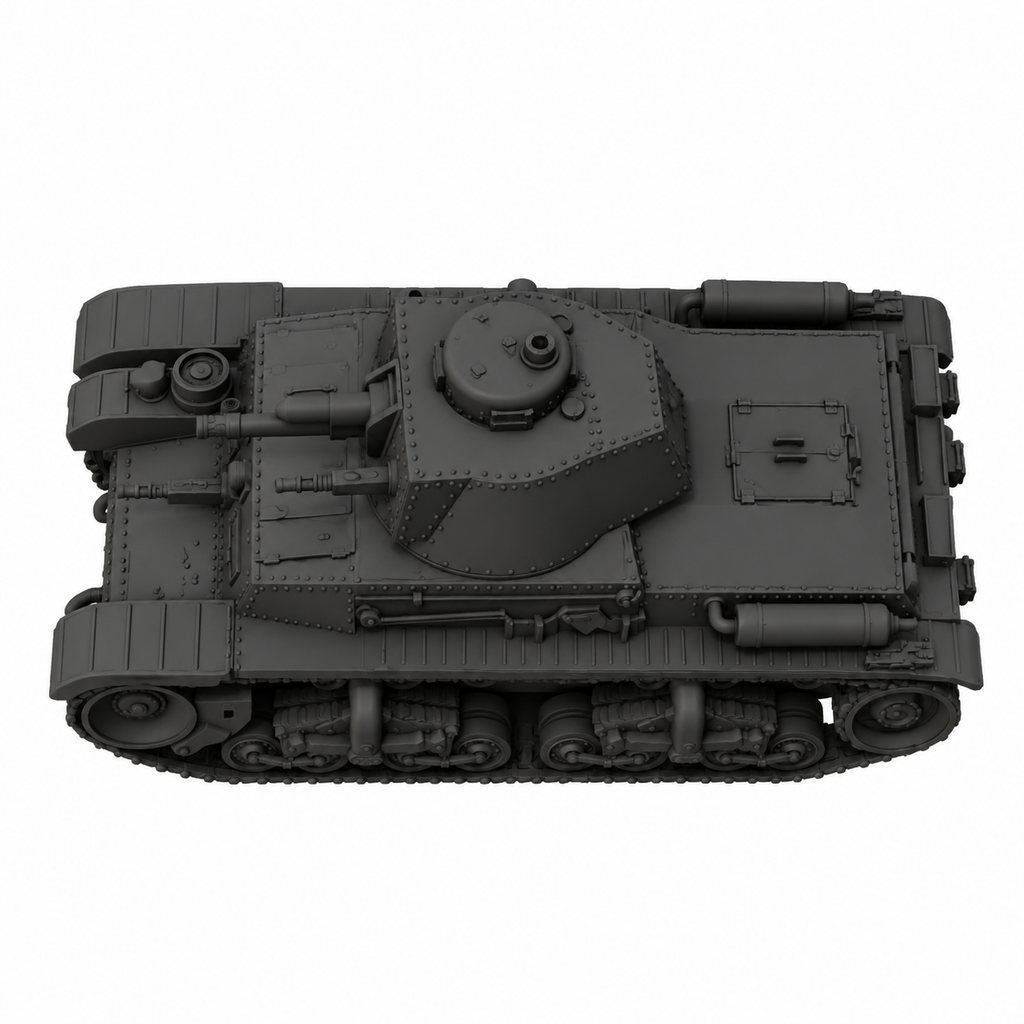 SSMODEL 1/72 1/144 Multi Scale Panzerkampfwagen 35t Resin Model Kit TSS0175