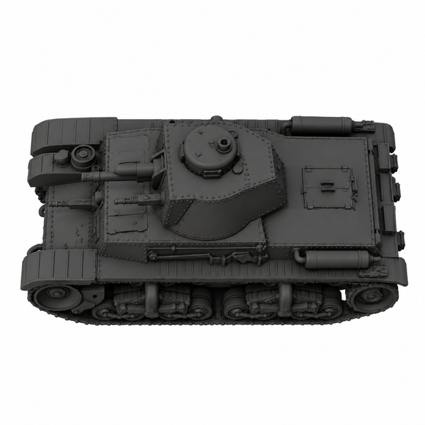 SSMODEL 1/72 1/144 Multi Scale Panzerkampfwagen 35t Resin Model Kit TSS0175