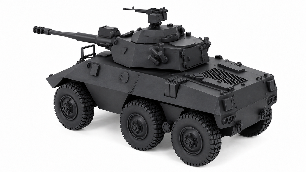 SSMODEL 1/72 1/144 Multi Scale EE-9 Cascavel Brazil Tank Resin MODEL TSS0653 — detail view 4