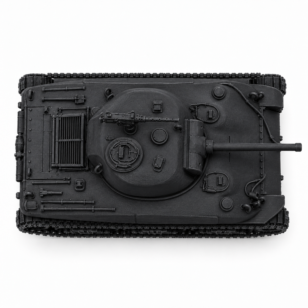 SSMODEL1/72 1/144 Multi-Scale M4A1 Sherman Late US Medium Tank MODEL KIT TSS0203