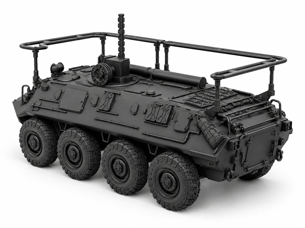 SSMODEL 1/72 1/144 BTR-60PU Soviet coldwar command vehicle Resin Model TSS0290