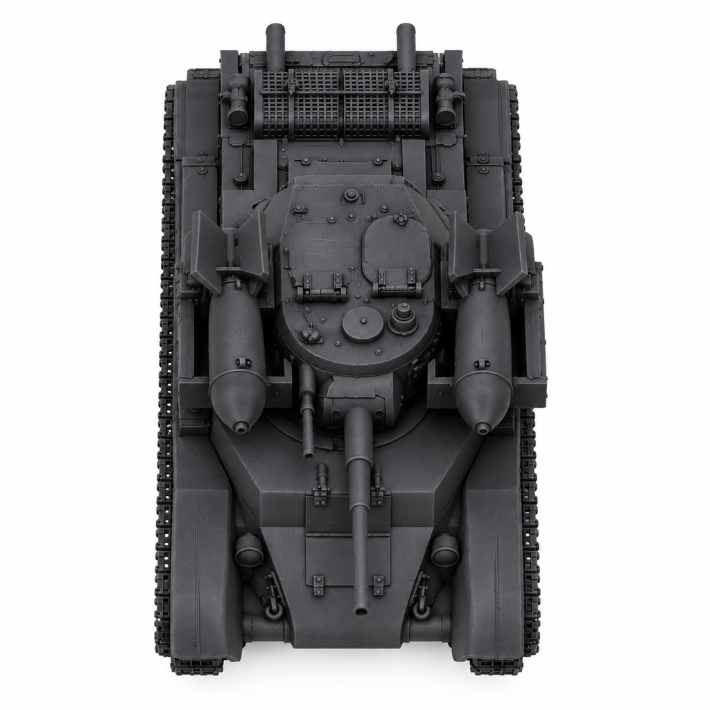 SSMODEL 1/72 1/144 Multi Scale RBT-7 Soviet fictional tank Resin Model TSS0156
