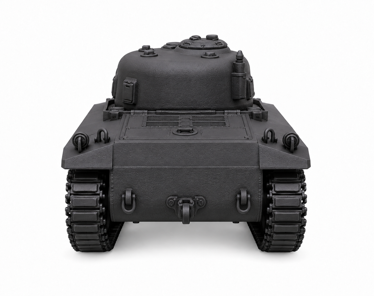 SSMODEL 1/72 1/144 Multi Scale M4A2 Sherman75mm Medium US WW2 Tank MODEL TSS1305 — detail view 3