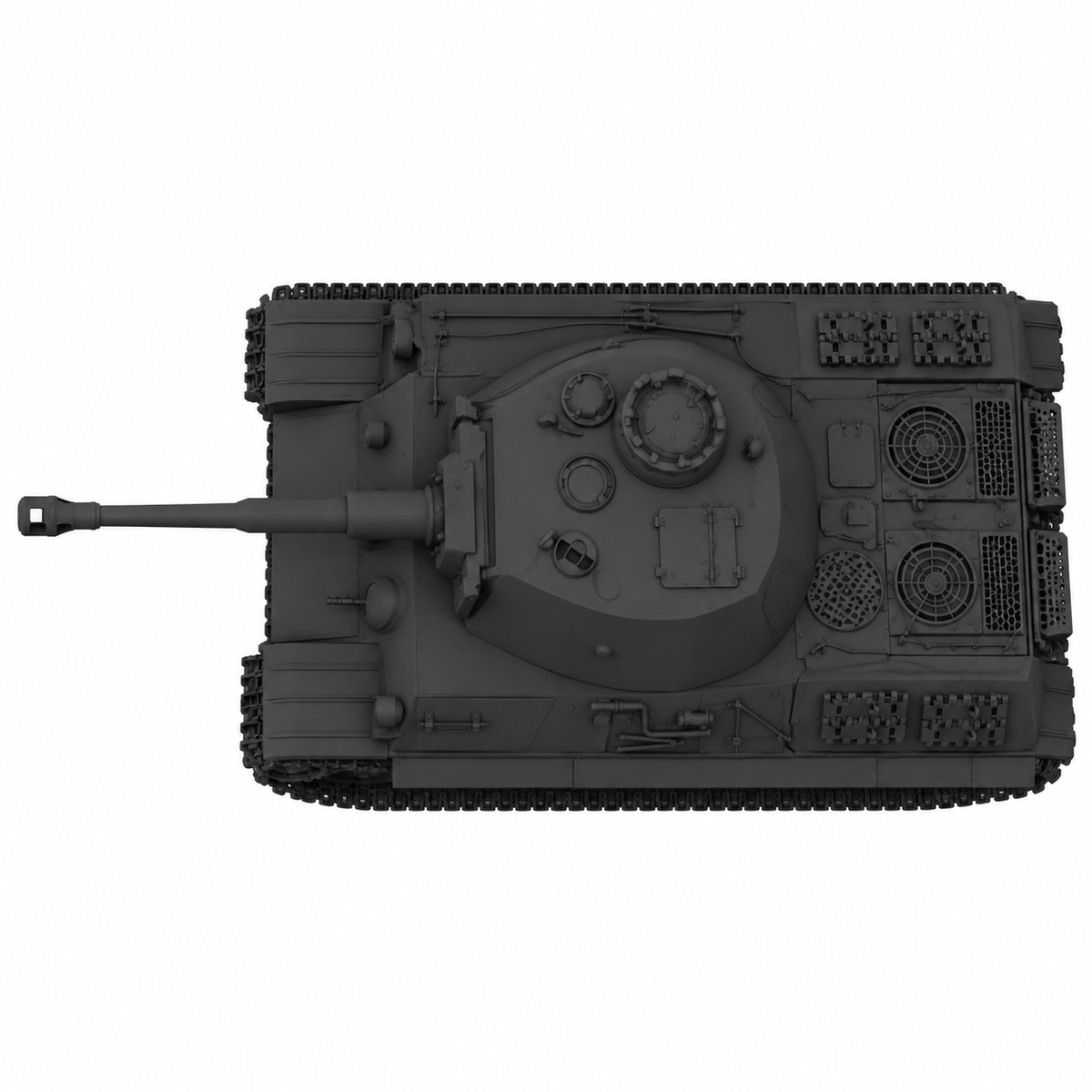SSMODEL 1/72 1/144 Multi Scale TVP VTU German fictional tank model kit TSS0529 — detail view 4
