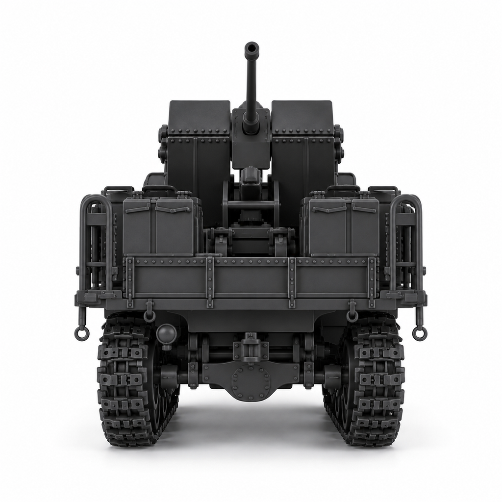 SSMODEL 1/72 1/144 Half-track Sd.Kfz.10/4 with 2cm Flak 30 Resin MODEL TSS1522