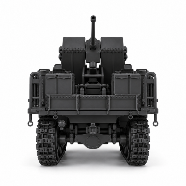 SSMODEL 1/72 1/144 Half-track Sd.Kfz.10/4 with 2cm Flak 30 Resin MODEL TSS1522