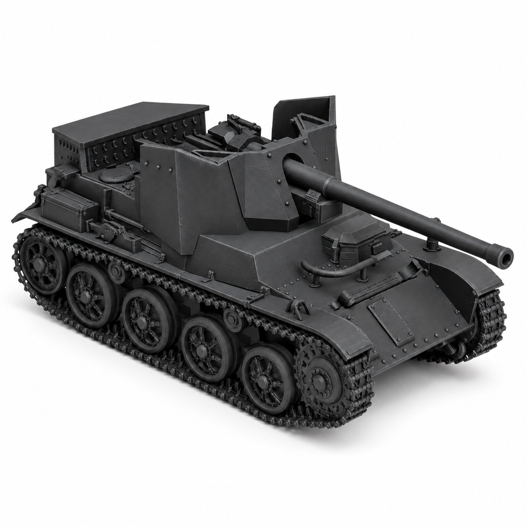 SSMODEL 1/72 1/144 Multi Scale Toldi Panzelvadasz tank Resin Model Kit TSS0196