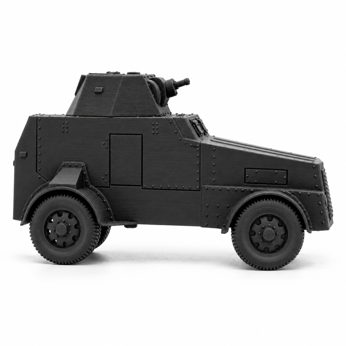 SSMODEL 1/72 1/144 WWII French CDM Armored Car Resin Model Kit TSS1212 — detail view 5