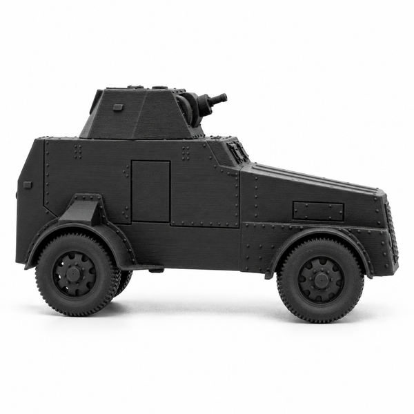 SSMODEL 1/72 1/144 WWII French CDM Armored Car Resin Model Kit TSS1212