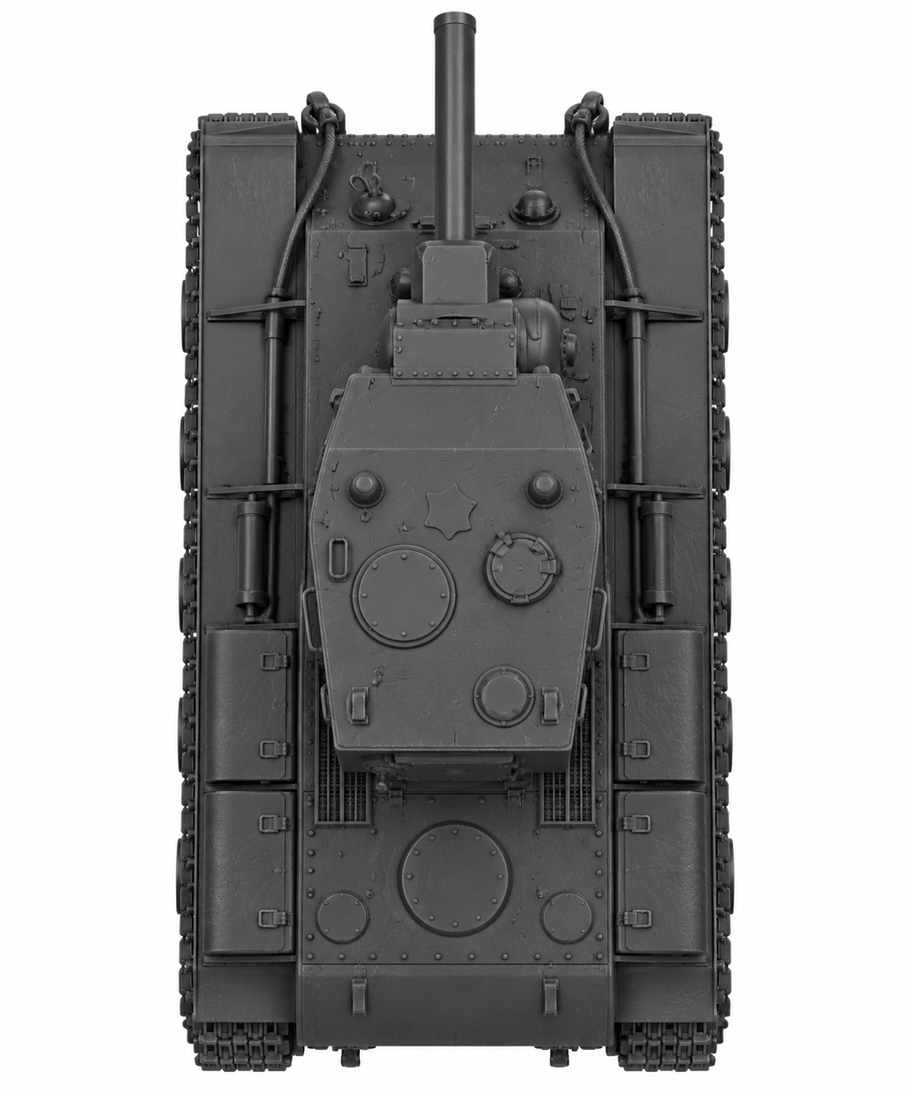 SSMODEL 1/72 1/144 Multi Scale KV-2 with N.V.Kurin turret tank MODEL kit TSS0108