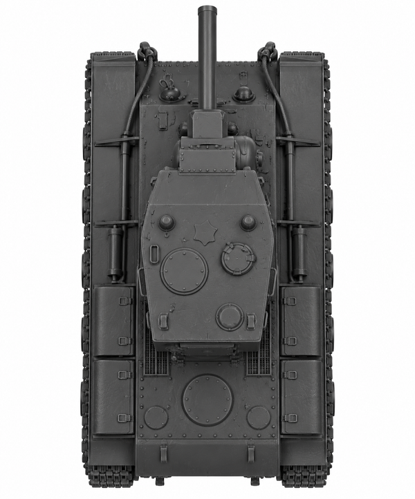 SSMODEL 1/72 1/144 Multi Scale KV-2 with N.V.Kurin turret tank MODEL kit TSS0108