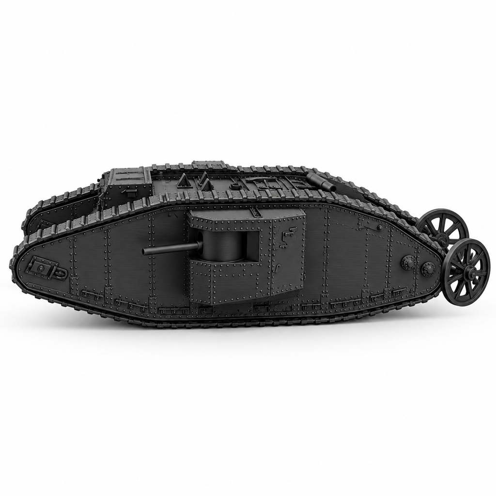 SSMODEL1/72 1/144 WW1 UK Mark I Tank 1916 British Empire Resin Model Kit TSS1203