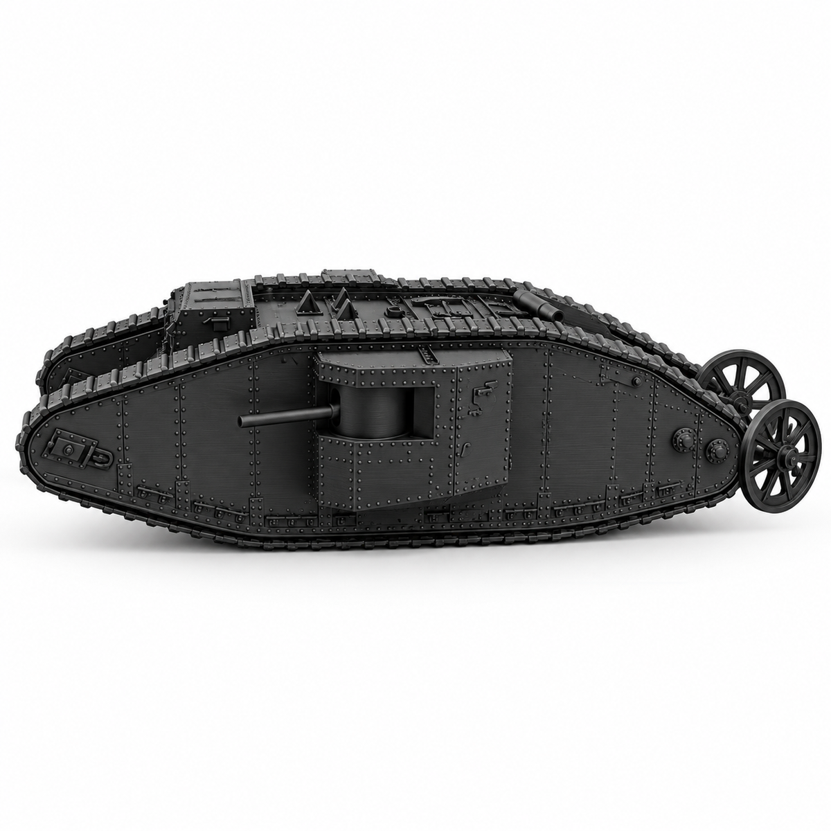 SSMODEL1/72 1/144 WW1 UK Mark I Tank 1916 British Empire Resin Model Kit TSS1203 — detail view 2
