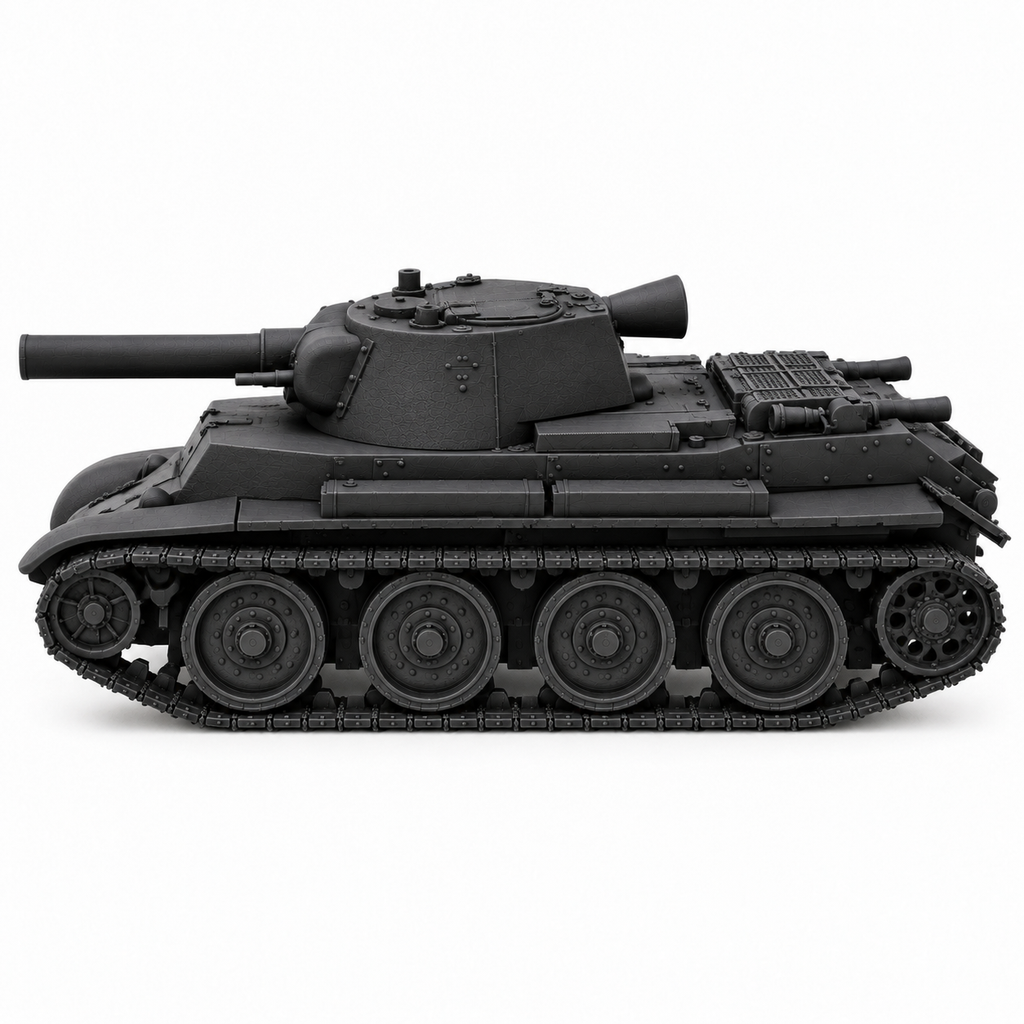 SSMODEL 1/72 1/144 Multi Scale BT-7-203 soviet fictional light tank Kit TSS0097