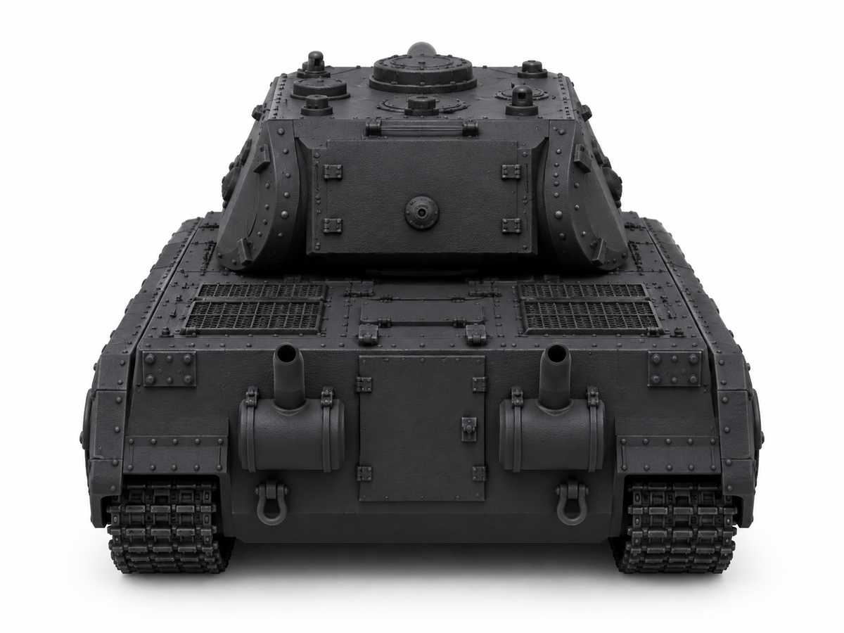 SSMODEL 1/72 1/144 K3385 Mauschen German superheavy tank Resin Model Kit TSS0169 — detail view 5