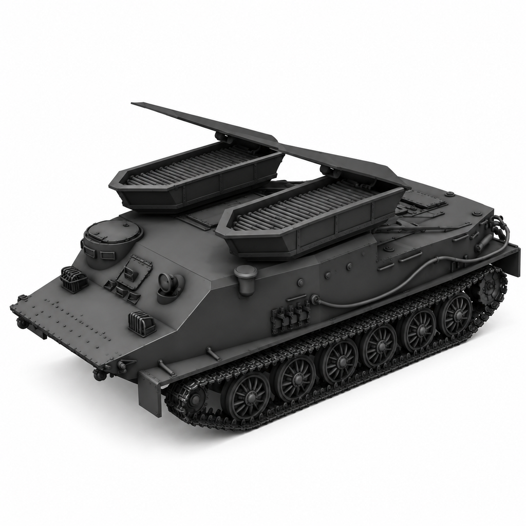 SSMODEL 1/72 1/144 Multi Scale  SWP-50 MRF East German Tank Resin MODEL TSS0380