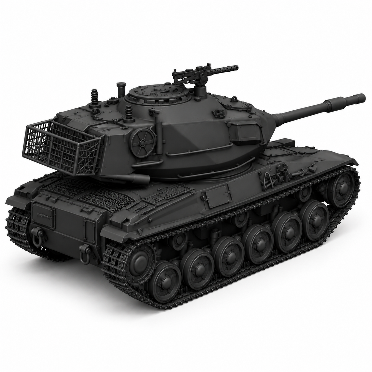 SSMODEL 1/72 1/144 Multi Scale Strv 74 Swedish medium tank MODEL kit TSS0385 — detail view 5