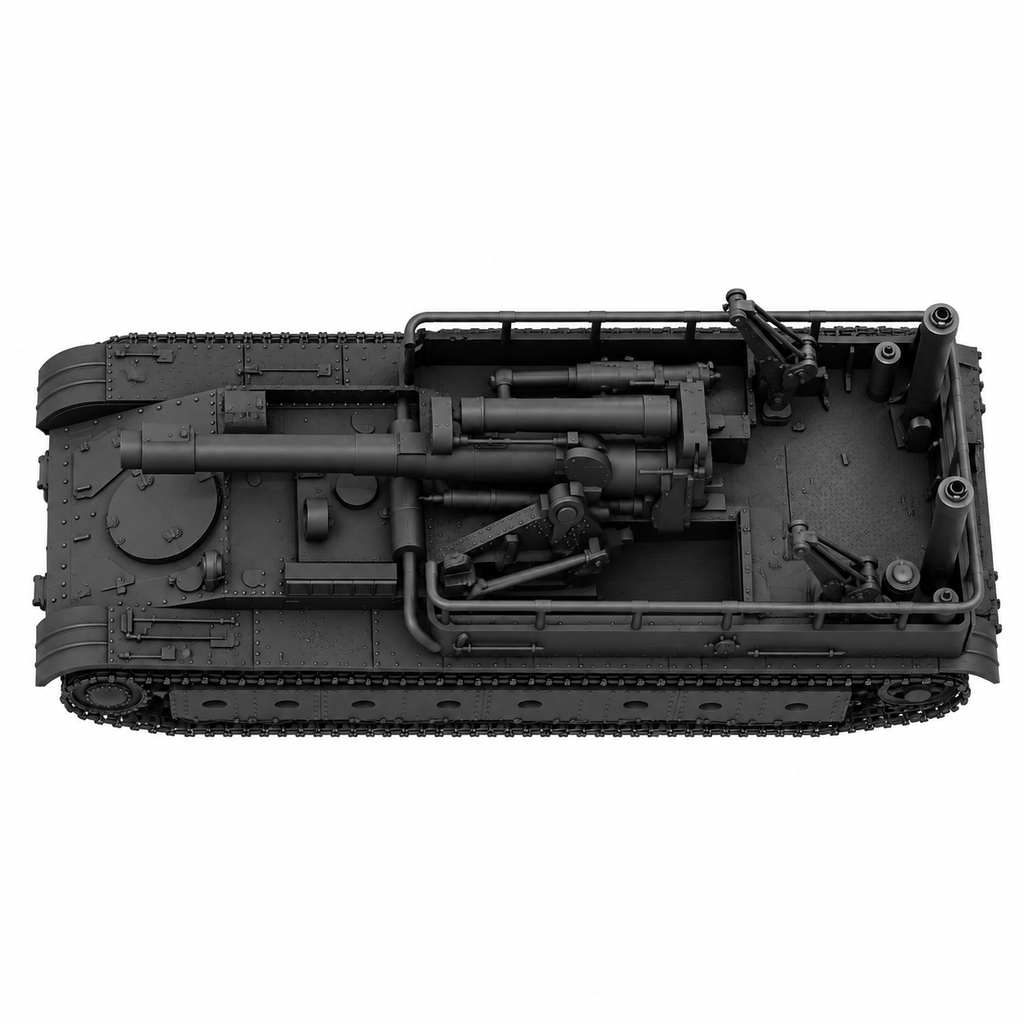 SSMODEL 1/72 1/144 Multi Scale SU-14-1 Tank Resin MODEL kit TSS0042