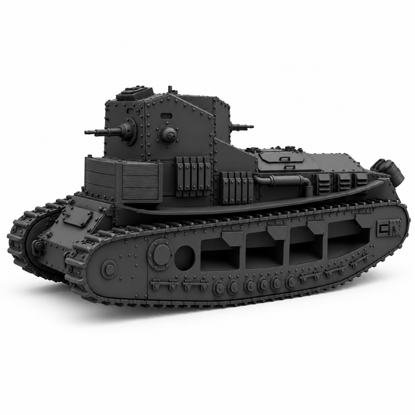 SSMODEL 1/72 1/144 Multi-Scale Whippet Mk A Medium Tank Resin Model Kit TSS0895