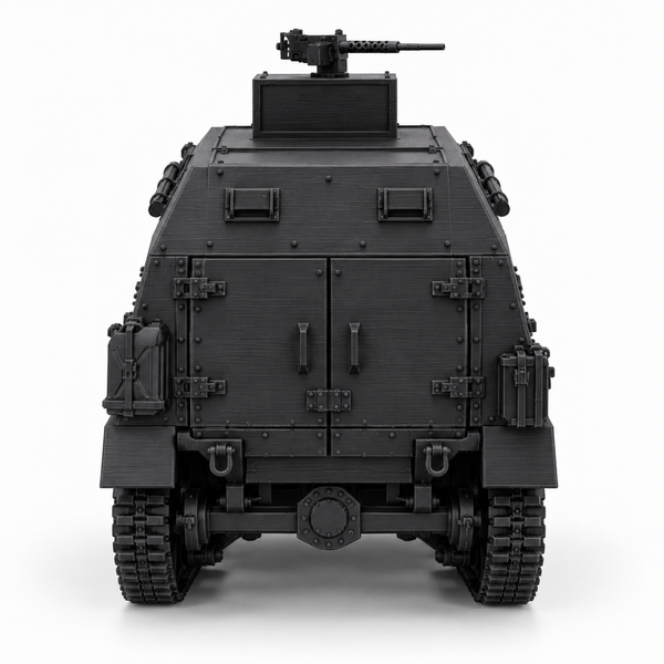 SSMODEL 1/72 1/144 WWII US M3 Half-track Command Version Resin Model Kit TSS0881