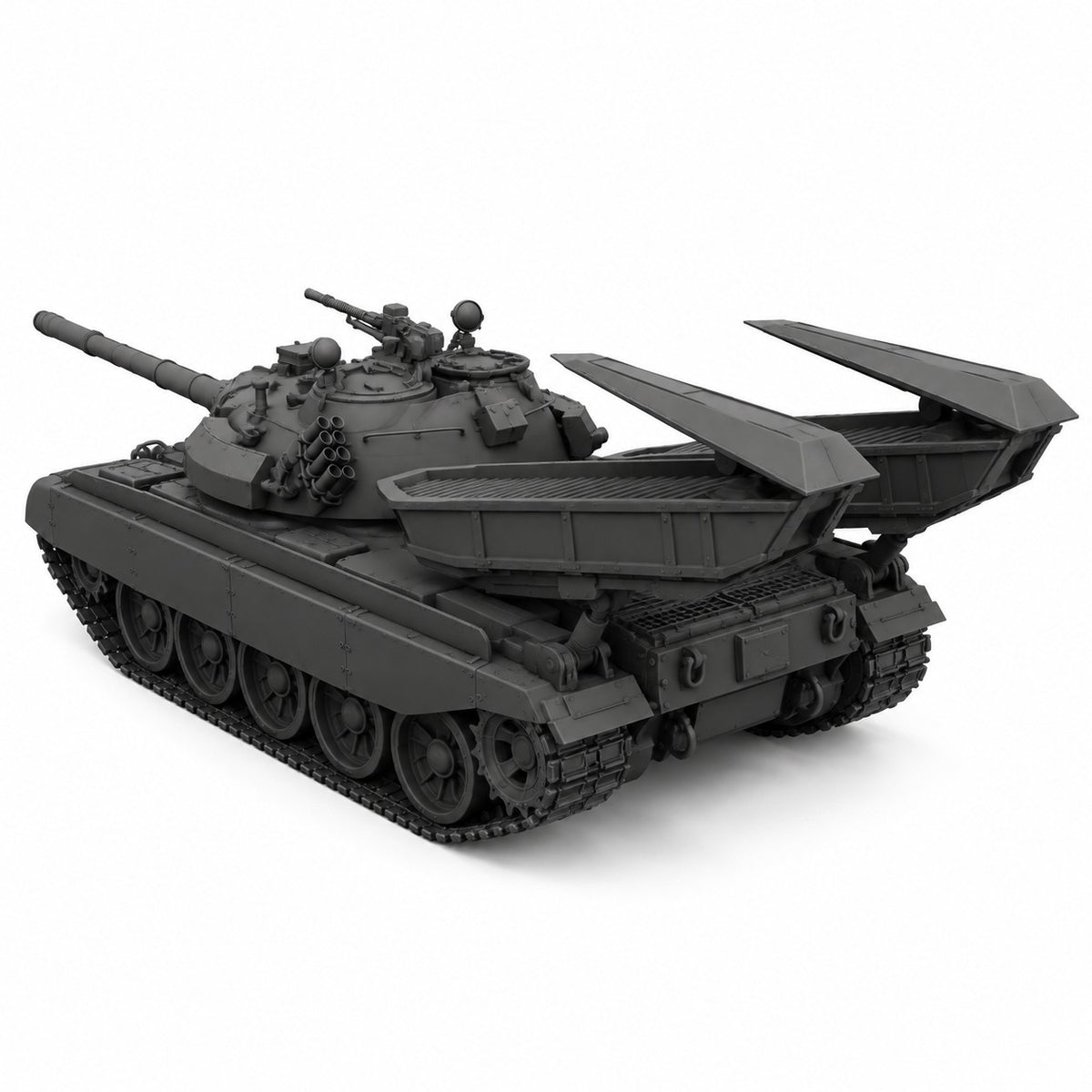 SSMODEL 1/72 1/144 Multi Scale T-55AM Merida PW-LWD Tank Resin MODEL kit TSS0378 — detail view 12