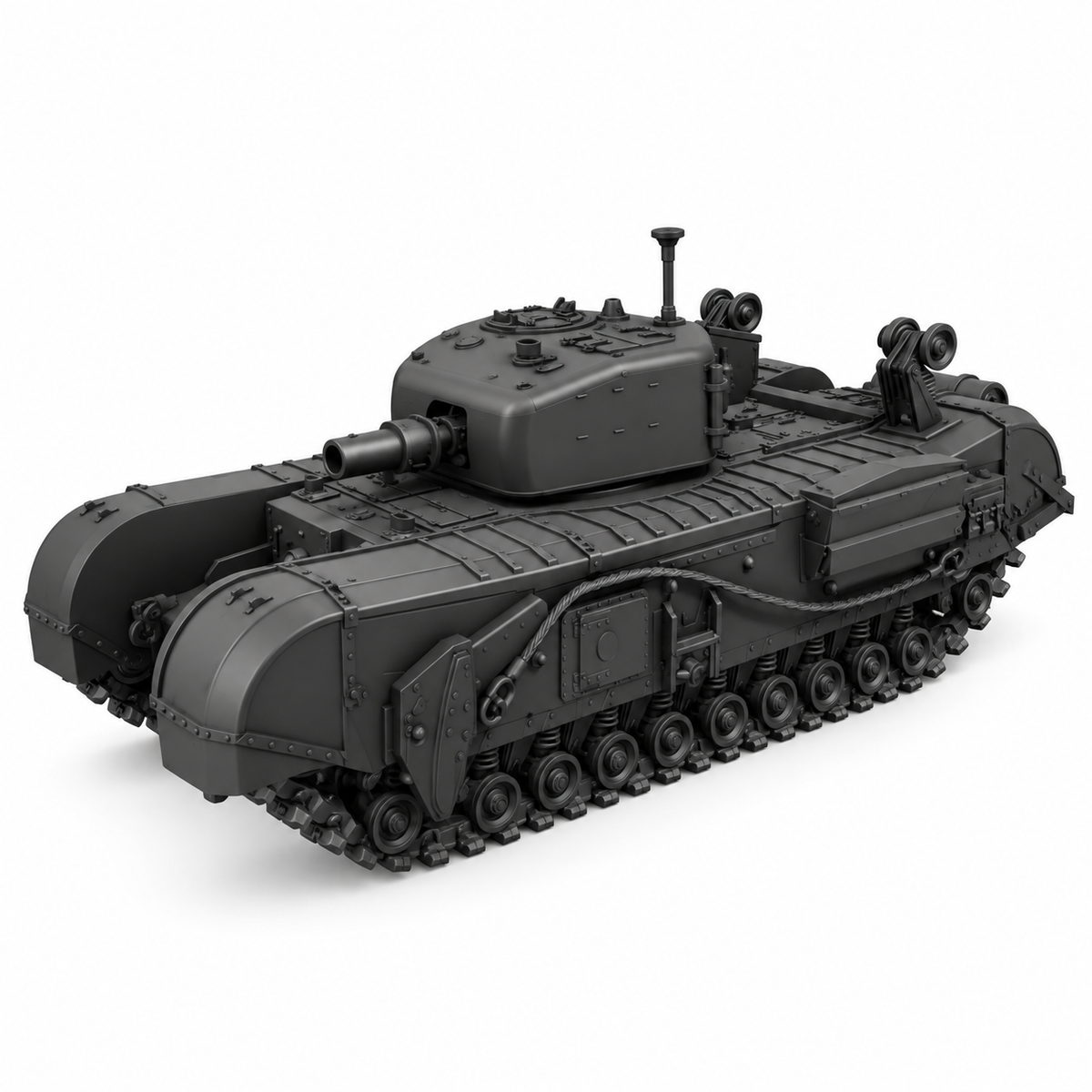 SSMODEL 1/72 1/144 Churchill AVRE UK WW2 Resin MODEL KIT TSS0795 — detail view 11