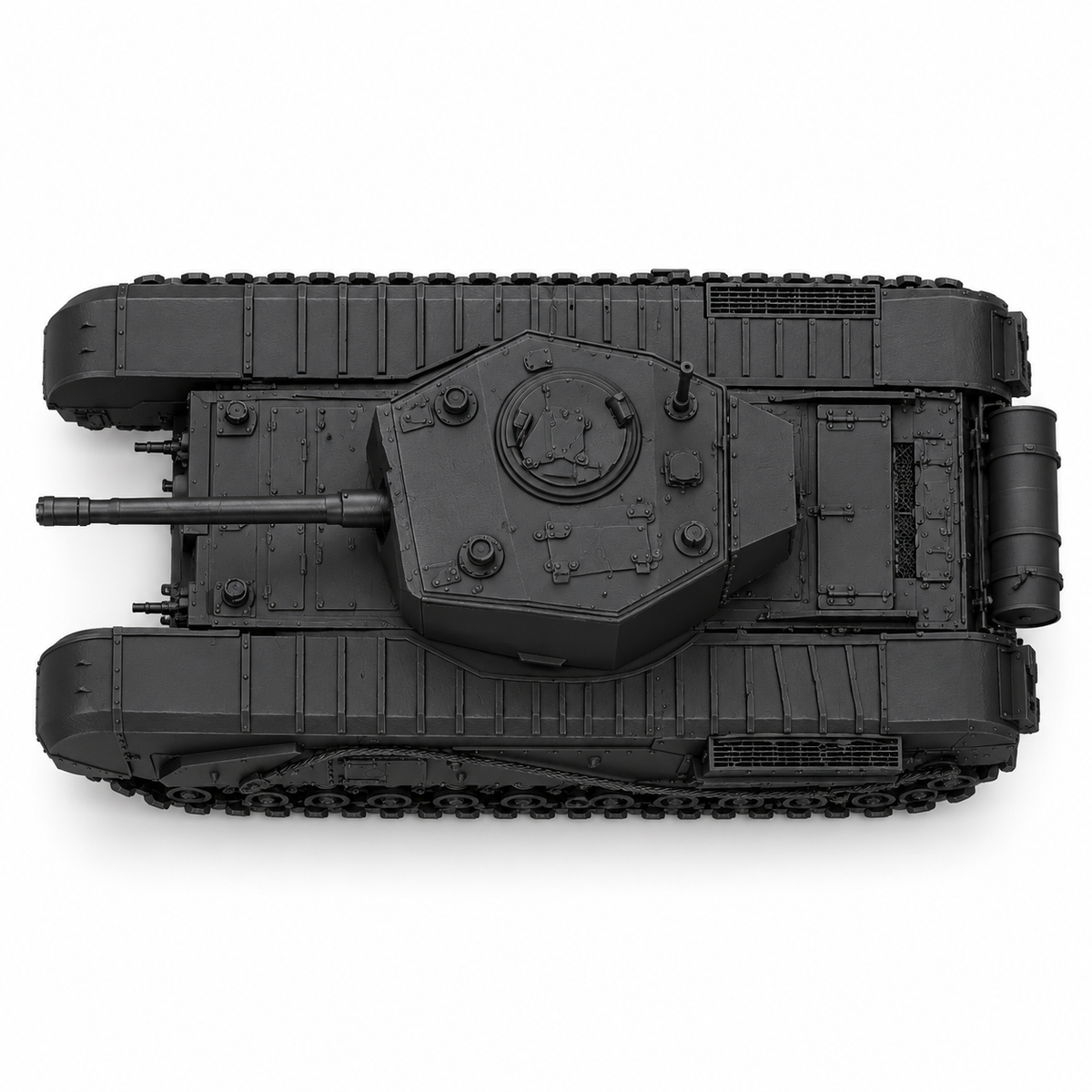 SSMODEL 1/72 1/144 Multi Scale Churchill MK III UK Tank Resin Model Kit TSS0800 — detail view 5
