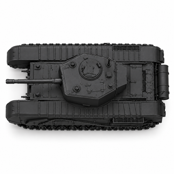 SSMODEL 1/72 1/144 Multi Scale Churchill MK III UK Tank Resin Model Kit TSS0800