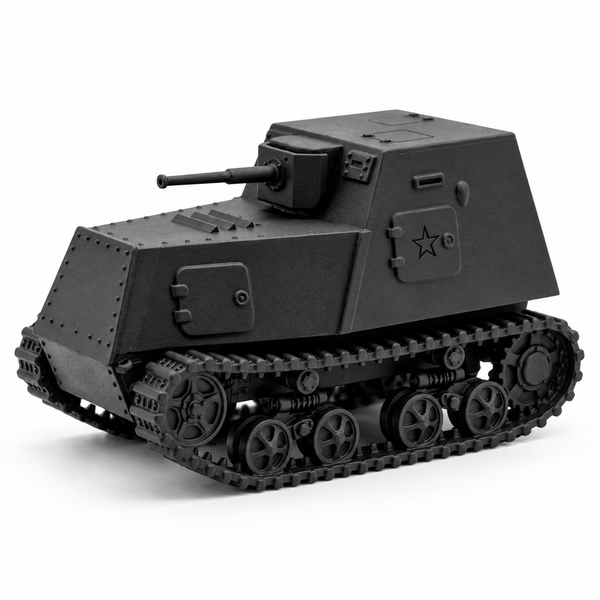 SSMODEL 1/72 1/144 WWII KhTZ-16 Tractor Tank Improvised Resin Model Kit TSS1253
