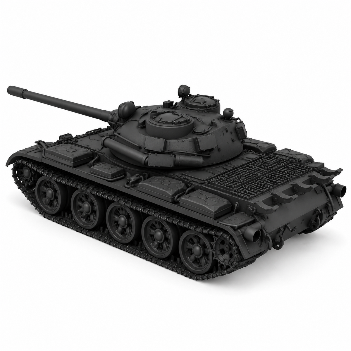 SSMODEL 1/72 1/144 T-55A (ZTS) East Germany and Czhechoslovak tank MODEL TSS0377 — detail view 5