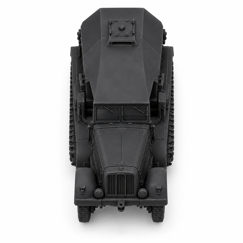 SSMODEL 1/72 1/144 Sd.Kfz.7/3 Feuerleitpanzerfahrzeug Resin MODEL KIT TSS0923