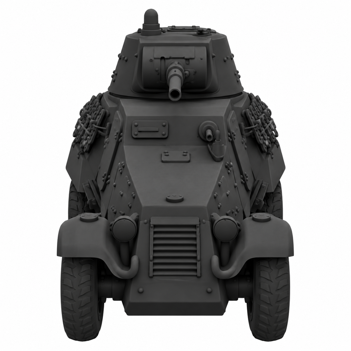 SSMODEL 1/72 1/144 Multi Scale BA-11 Tank Resin MODEL kit TSS0035 — detail view 3
