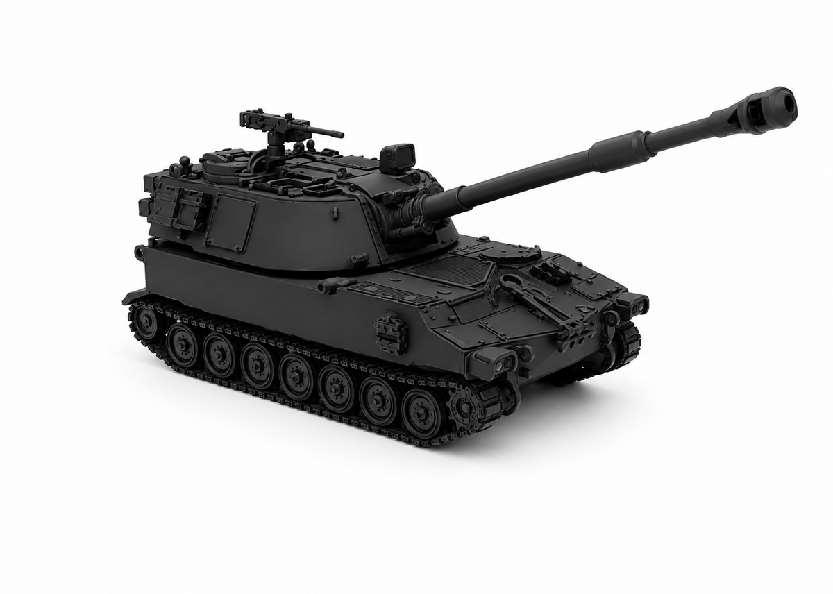 SSMODEL 1/72 1/144 Multi Scale M109/A3 Paladin 155mm SPG US Tank MODEL TSS1194 — detail view 11