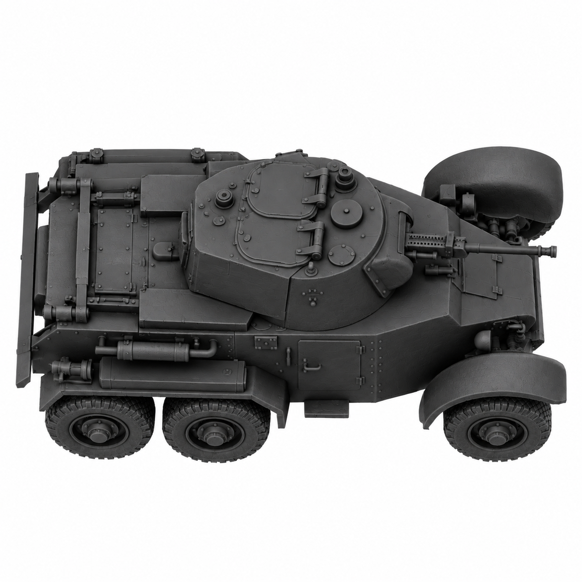 SSMODEL 1/72 1/144 Multi Scale BA-BT Soviet fictional armored Model Kit TSS0094 — detail view 4