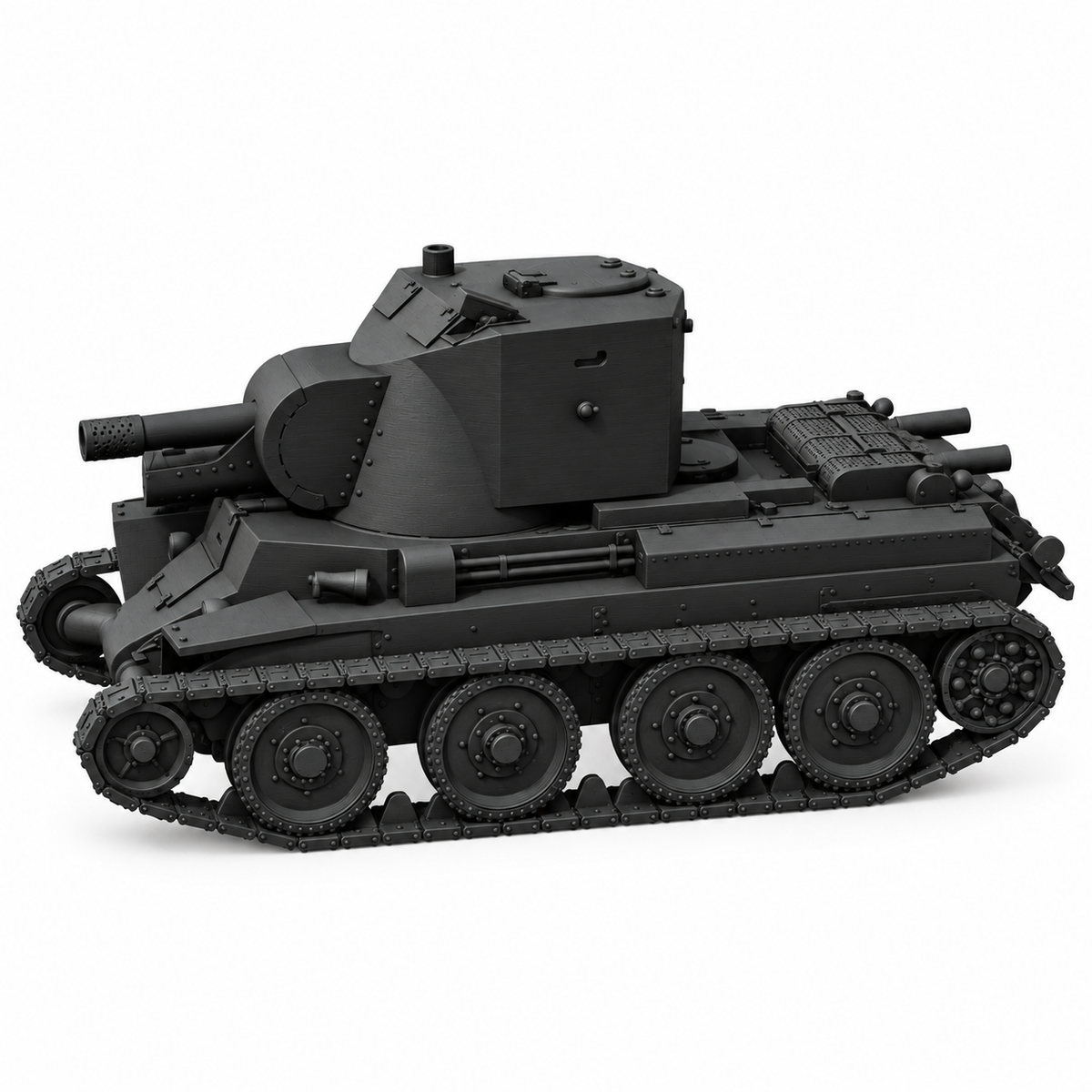 SSMODEL 1/72 1/144 Multi Scale BT-42 Finnish artillery tank Model Kit TSS0271 — detail view 5