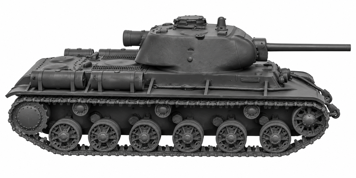 SSMODEL 1/72 1/144 Multi Scale KV-1s Soviet heavy tank resin MODEL kit TSS0116 — scale model kit