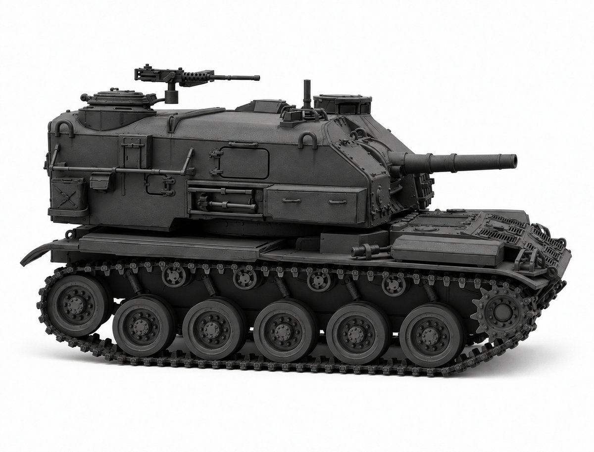 SSMODEL 1/72 1/144 M47 General Patton II US Cold war Tank MODEL kit TSS0671 — detail view 3