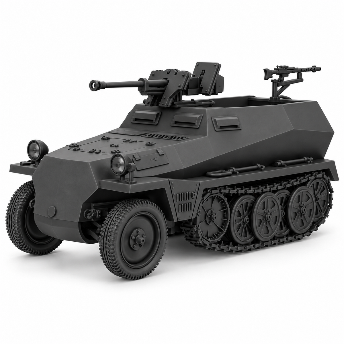 SSMODEL 1/72 1/144 Sd.Kfz.250/11 Schwerer Panzerbuchse41 Resin MODEL KIT TSS0934 — detail view 14