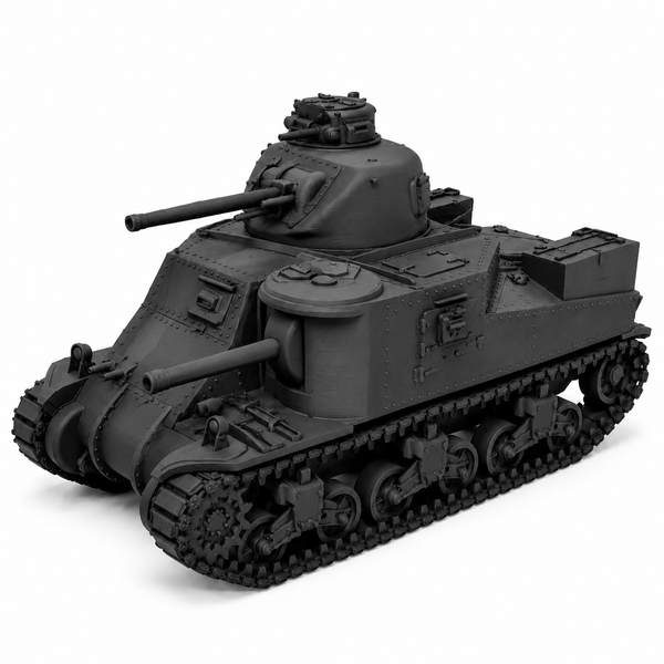SSMODEL 1/72 1/144 Multi-Scale M3 Lee Medium Tank Resin MODEL KIT TSS0222