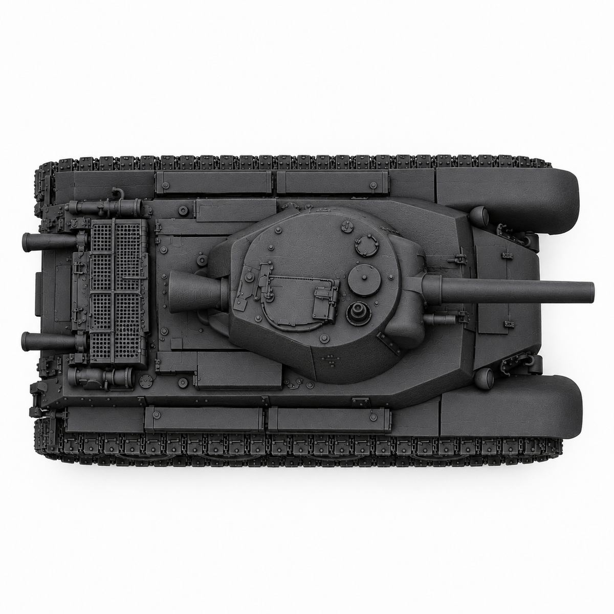 SSMODEL 1/72 1/144 Multi Scale BT-7-203 soviet fictional light tank Kit TSS0097 — detail view 5