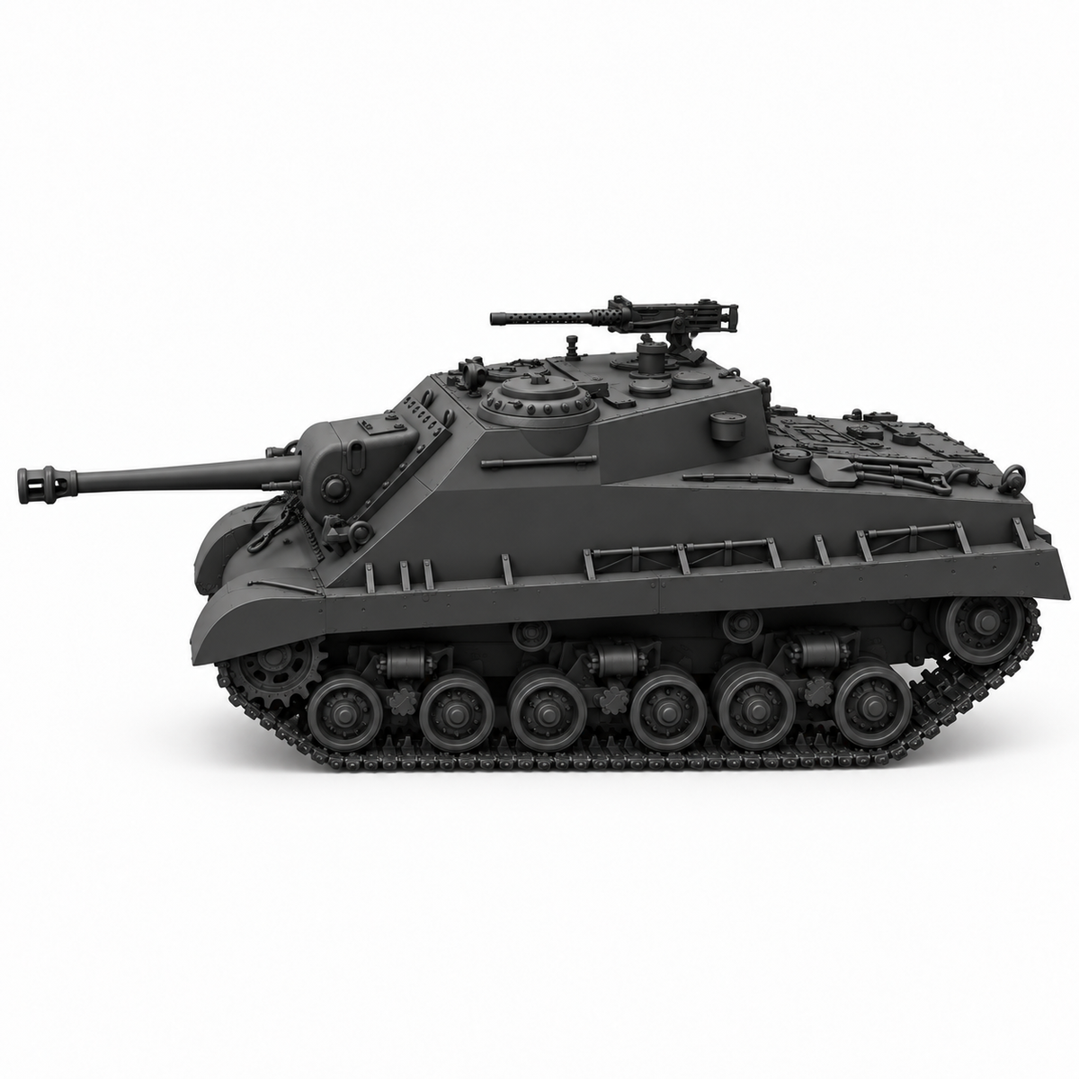 SSMODEL 1/72 1/144 Multi Scale  M114 T4A2E1 "H-ornet" WWII US Tank MODEL TSS0399 — detail view 2