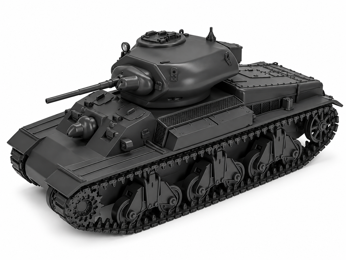 SSMODEL 1/72 1/144 Multi Scale AC1 SENTINEL Tank 2pdr gun Tank MODEL kit TSS0626 — detail view 5