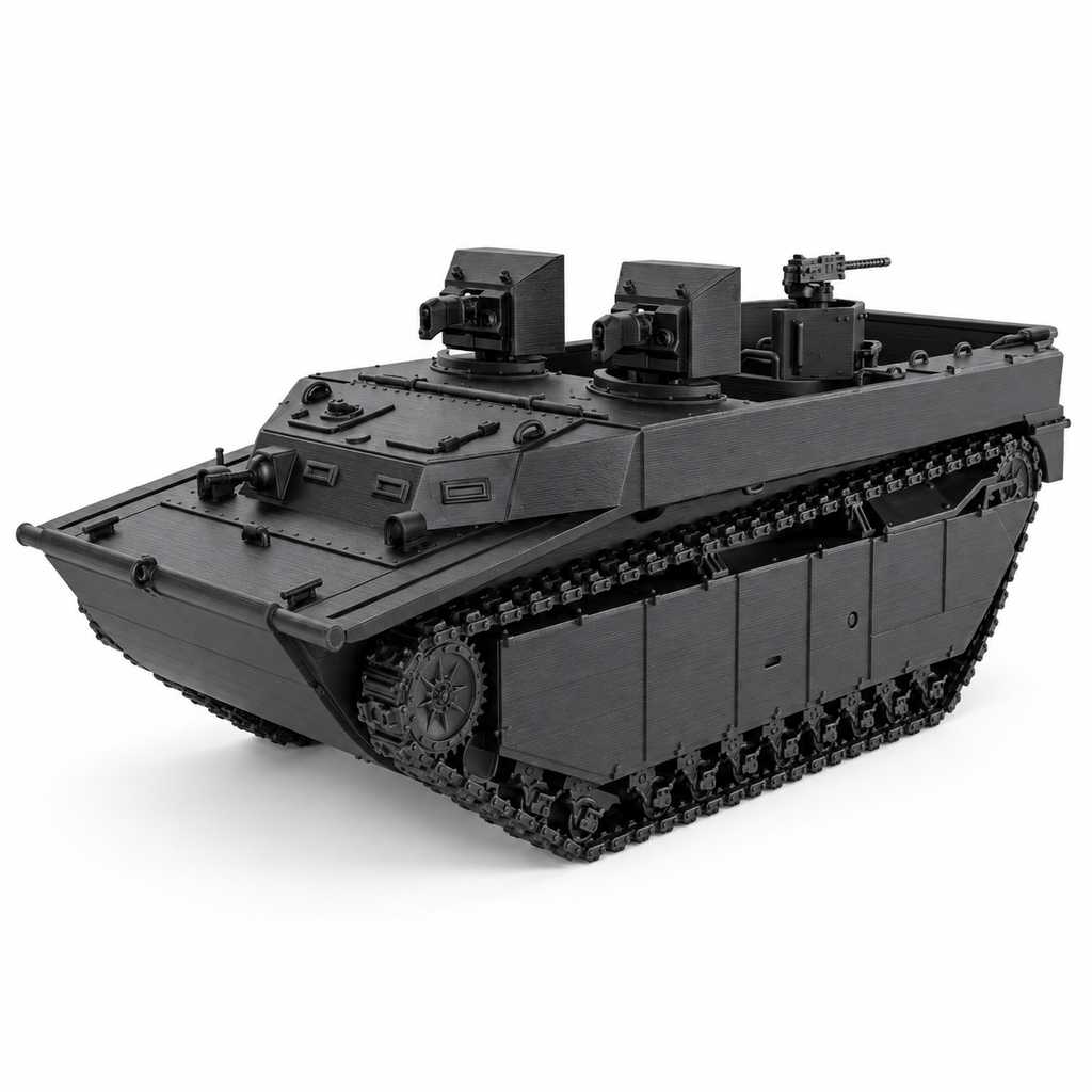 SSMODEL 1/72 1/144 WWII US LVT-4F Sea Serpent Flamethrower Resin Model TSS0871