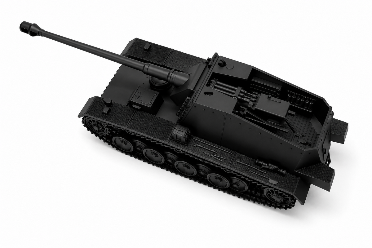 SSMODEL 1/72 1/144 Sturer Emil -12.8cm K L/61 Sfl. auf VK 30.01H MODEL TSS1357 — detail view 2