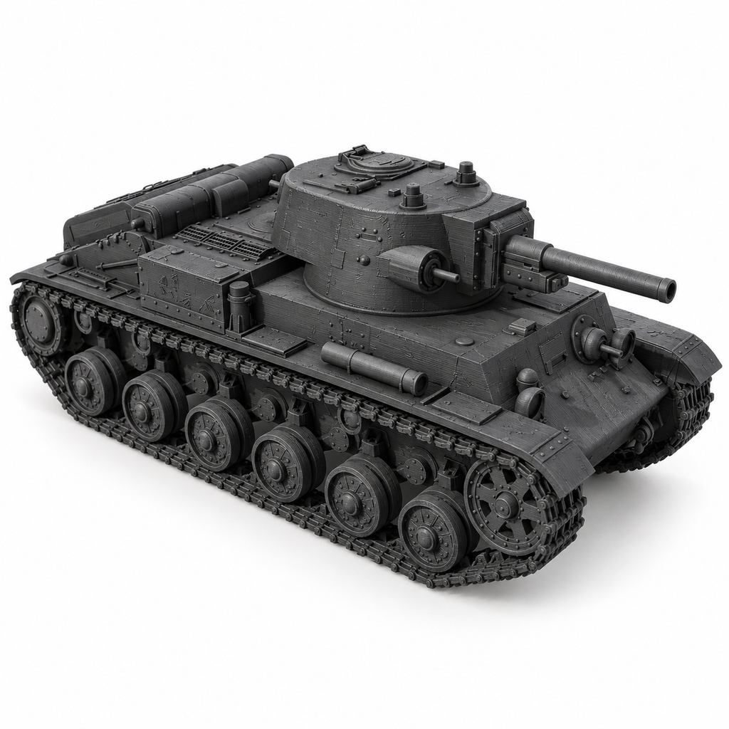 SSMODEL1/72 1/144 Multi Scale T-28bis Soviet fictional medium tank MODEL TSS0495